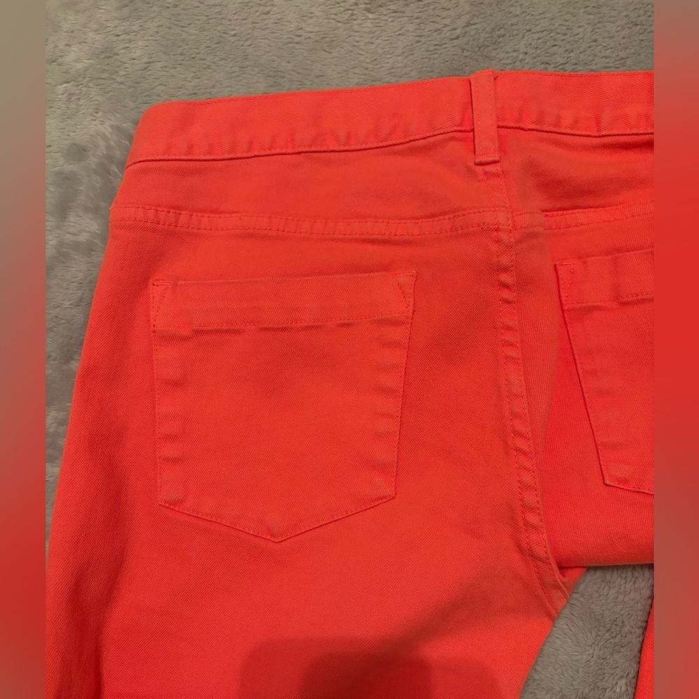 J. crew Stretch Matchstick coral jeans nwot Size 29 - Picture 4 of 10